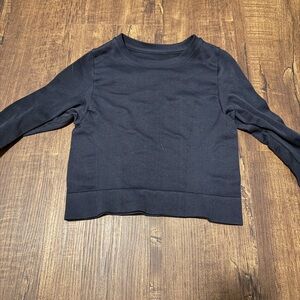 all in motion Black Crewneck Long Sleeve Top